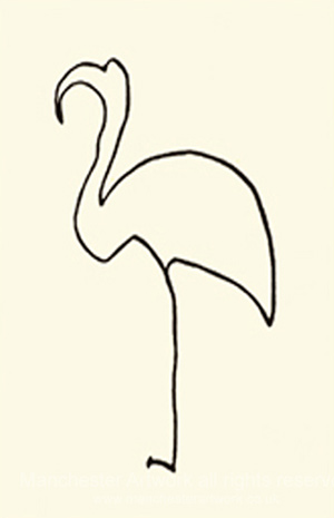 Pablo Picasso Line Drawing - Camel